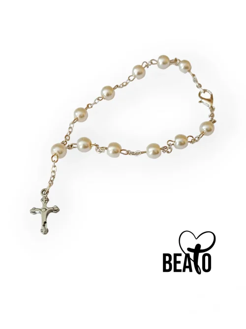 Denario pulsera de perlas (Valor por unidad)